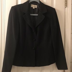 Ladies Black Lined Blazer